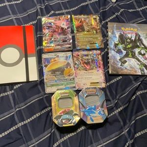 Pokémon cards and binders